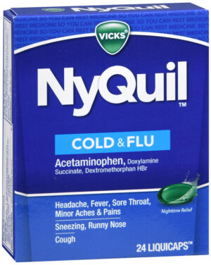 Vicks NyQuil Cold & Flu LiquiCaps 24 EA