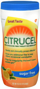 Citrucel Methylcellulose Fiber Therapy For Irregularity Powder Sugar Free Orange 16.9 OZ