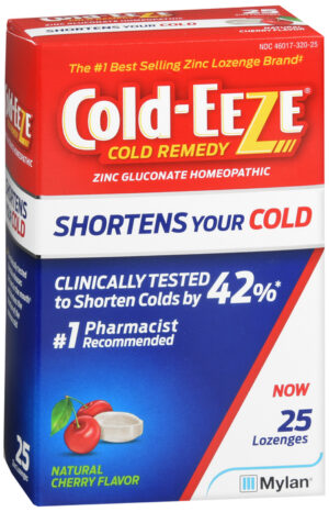 Cold-EEZE Cold Remedy Lozenges Cherry 25 EA