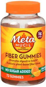 Metamucil Fiber Gummies Orange 72 EA